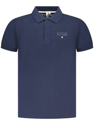POLO AZUL DE MANGA CORTA PARA HOMBRE DE LA ACADEMIA MILITAR
