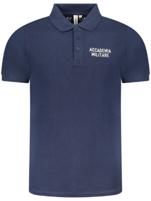 POLO AZUL DE MANGA CORTA PARA HOMBRE DE LA ACADEMIA MILITAR