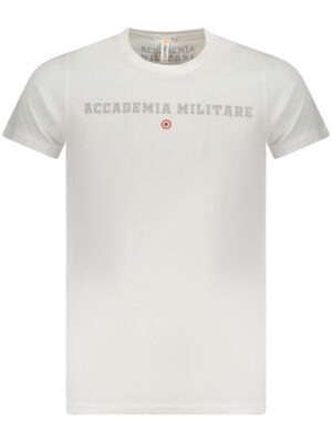 CAMISETA DE MANGA CORTA DE LA ACADEMIA MILITAR PARA HOMBRE BLANCA