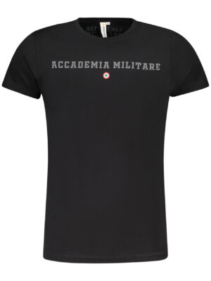 CAMISETA DE MANGA CORTA NEGRA DE HOMBRE DE LA ACADEMIA MILITAR