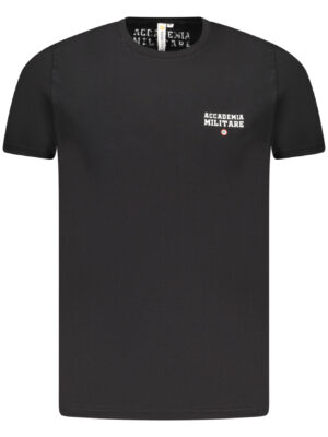 CAMISETA DE MANGA CORTA NEGRA DE HOMBRE DE LA ACADEMIA MILITAR