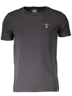 CAMISETA DE ABRIGO PARA HOMBRE AERONAUTICA MILITAR NEGRA