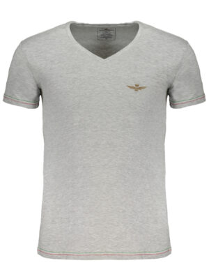 CAMISETA MANGA CORTA HOMBRE ERONAUTICA MILITARE GRIS