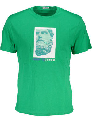 CAMISETA MANGA CORTA HOMBRE BIKKEMBERGS VERDE