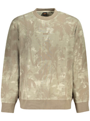 SUDADERA BOSS SIN CREMALLERA PARA HOMBRE MARRÓN