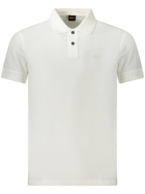 POLO BOSS MANGA CORTA HOMBRE BLANCO