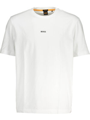 CAMISETA BOSS DE MANGA CORTA PARA HOMBRE BLANCA