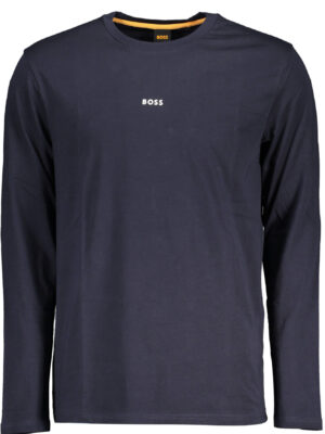 CAMISETA DE MANGA LARGA BOSS HOMBRE AZUL