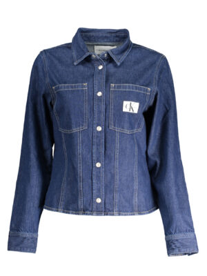 CAMISETA MANGA LARGA MUJER CALVIN KLEIN AZUL