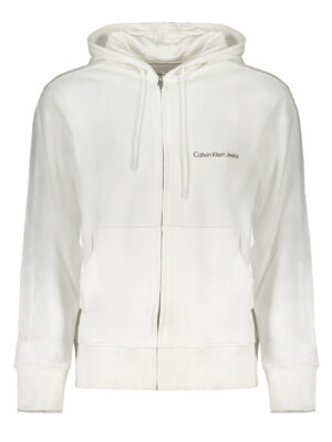SUDADERA CREMALLERA BLANCA HOMBRE CALVIN KLEIN