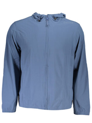 SUDADERA DE HOMBRE AZUL CON CREMALLERA CALVIN KLEIN