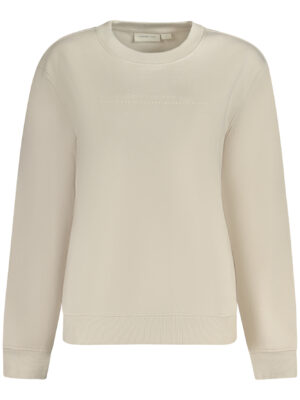 SUDADERA CALVIN KLEIN SIN CREMALLERA MUJER BEIGE