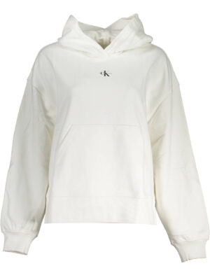 CALVIN KLEIN SUDADERA SIN CREMALLERA MUJER BLANCA