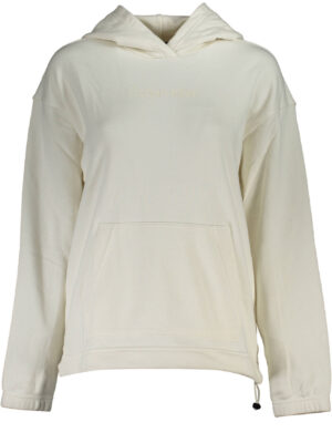 SUDADERA DE MUJER CALVIN KLEIN SIN CREMALLERA BLANCO