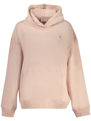 SUDADERA CALVIN KLEIN SIN CREMALLERA MUJER ROSA