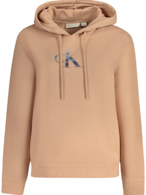 SUDADERA CALVIN KLEIN SIN CREMALLERA MUJER ROSA