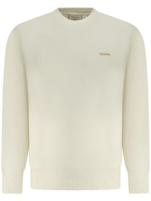 CALVIN KLEIN SUDADERA SIN CREMALLERA HOMBRE BEIGE