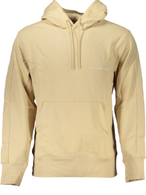 SUDADERA SIN CREMALLERA BEIGE HOMBRE CALVIN KLEIN