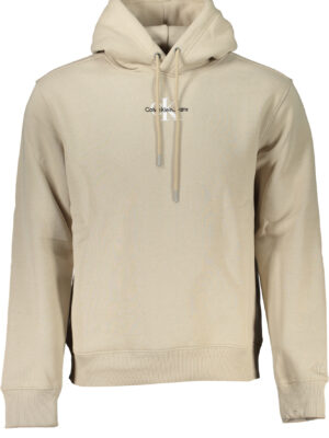 SUDADERA SIN CREMALLERA BEIGE HOMBRE CALVIN KLEIN