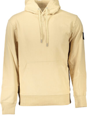 SUDADERA SIN CREMALLERA BEIGE HOMBRE CALVIN KLEIN