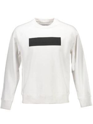 SUDADERA CALVIN KLEIN SIN CREMALLERA HOMBRE BLANCO