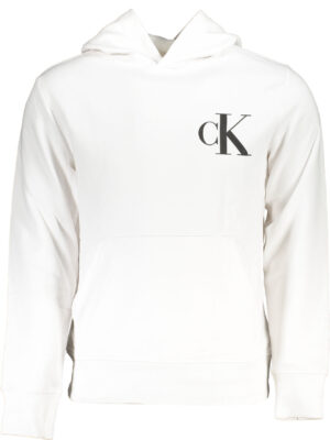 SUDADERA BLANCA SIN CREMALLERA CALVIN KLEIN HOMBRE