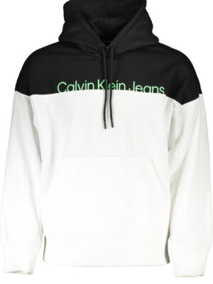 SUDADERA BLANCA SIN CREMALLERA CALVIN KLEIN HOMBRE