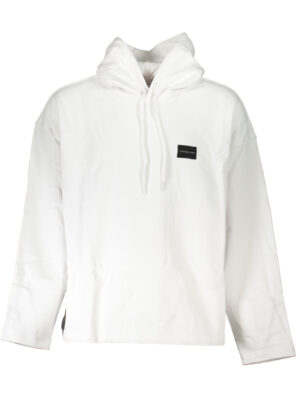SUDADERA BLANCA SIN CREMALLERA CALVIN KLEIN HOMBRE