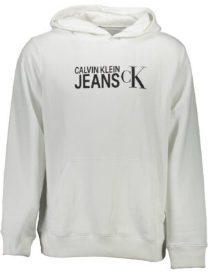 SUDADERA CALVIN KLEIN SIN CREMALLERA HOMBRE BLANCO