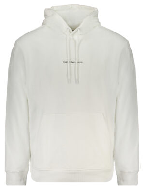 SUDADERA BLANCA SIN CREMALLERA CALVIN KLEIN HOMBRE