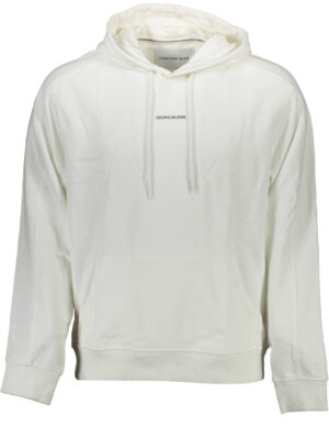 CALVIN KLEIN SUDADERA CON CREMALLERA PARA HOMBRE BLANCA