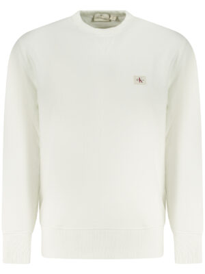 CALVIN KLEIN SUDADERA CON CREMALLERA PARA HOMBRE BLANCA