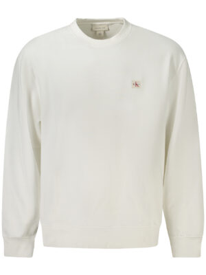 CALVIN KLEIN SUDADERA CON CREMALLERA PARA HOMBRE BLANCA