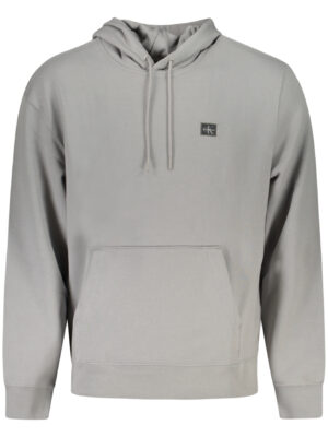 SUDADERA GRIS CON CREMALLERA DE CALVIN KLEIN PARA HOMBRE