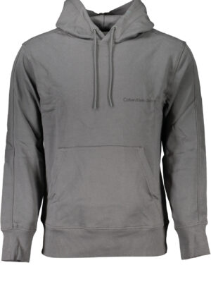 SUDADERA CALVIN KLEIN HOMBRE GRIS SIN CREMALLERA