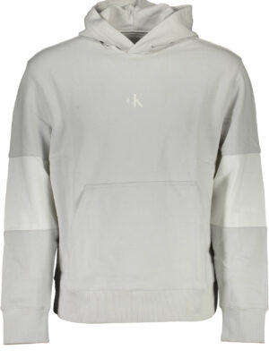 SUDADERA CALVIN KLEIN SIN CREMALLERA GRIS HOMBRE