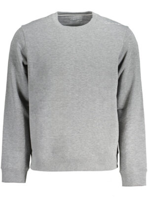 SUDADERA GRIS SIN CREMALLERA CALVIN KLEIN HOMBRE