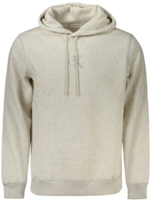SUDADERA CON CREMALLERA PARA HOMBRE DE CALVIN KLEIN GRIS