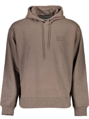 SUDADERA CALVIN KLEIN SIN CREMALLERA HOMBRE MARRÓN