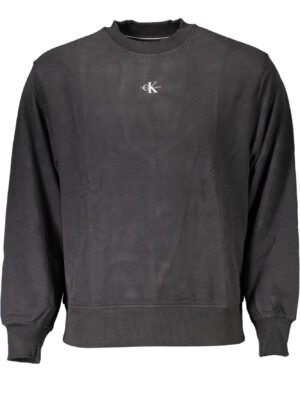 SUDADERA CALVIN KLEIN SIN CREMALLERA NEGRO HOMBRE