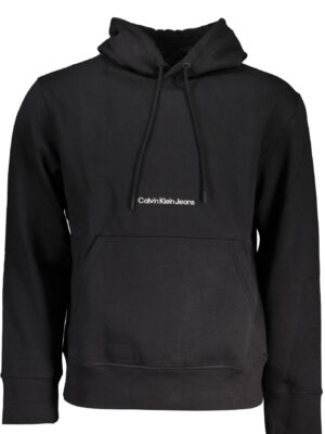 SUDADERA CALVIN KLEIN SIN CREMALLERA NEGRO HOMBRE