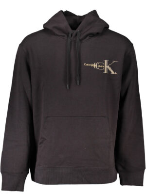 SUDADERA CALVIN KLEIN SIN CREMALLERA NEGRO HOMBRE