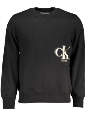 SUDADERA CALVIN KLEIN SIN CREMALLERA NEGRO HOMBRE