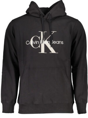 SUDADERA SIN CREMALLERA NEGRA DE HOMBRE CALVIN KLEIN