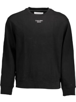 SUDADERA CALVIN KLEIN SIN CREMALLERA HOMBRE NEGRO
