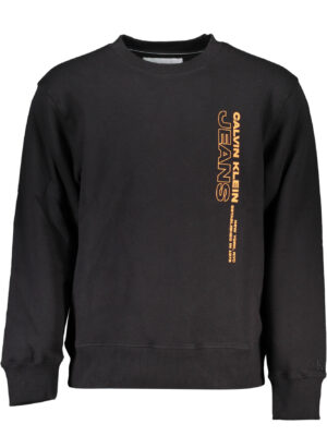 SUDADERA SIN CREMALLERA NEGRA DE HOMBRE CALVIN KLEIN