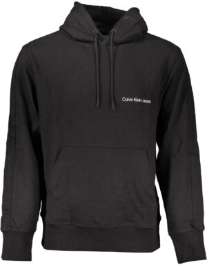 SUDADERA SIN CREMALLERA NEGRA DE HOMBRE CALVIN KLEIN