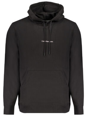 SUDADERA SIN CREMALLERA NEGRA DE HOMBRE CALVIN KLEIN