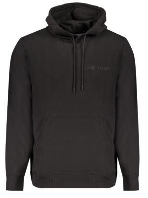 SUDADERA SIN CREMALLERA NEGRA DE HOMBRE CALVIN KLEIN