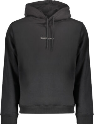 SUDADERA SIN CREMALLERA NEGRA DE HOMBRE CALVIN KLEIN